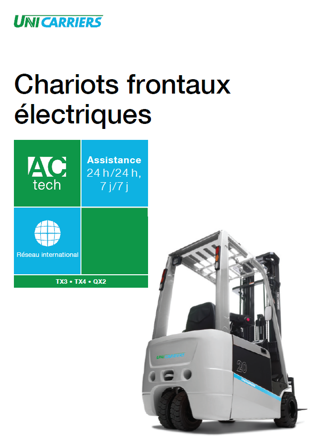 pdf picture from Brochure chariots frontaux électriques Unicarriers